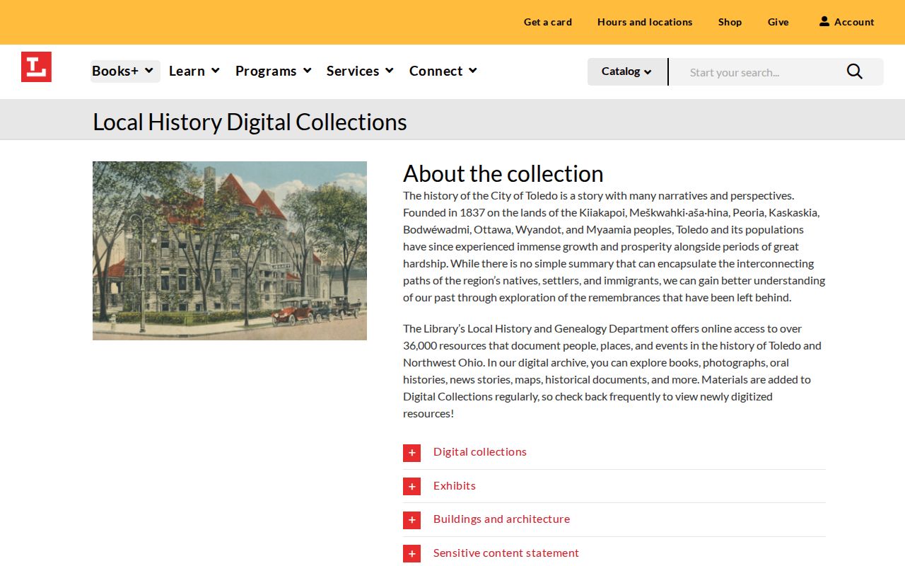 Lucas County residents directory Toledo Library local history collections